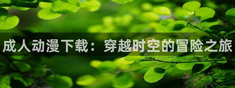 有哪些里番：成人动漫下载：穿越时空的冒险之旅